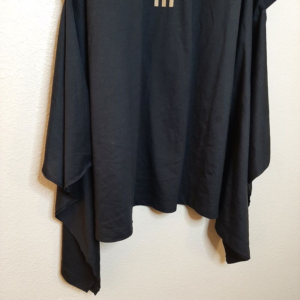 NEW Adidas HYKE Tank Top Black Gold Women Size M No Sleeve Tee Flare Sides - Picture 11 of 12